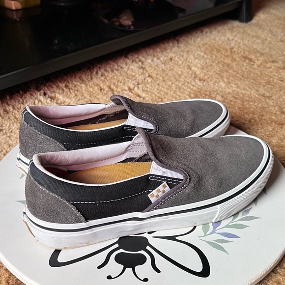 Men’s Van Skate Slip On Raven/Black Skate Shoes size 7.5. - Picture 5 of 17